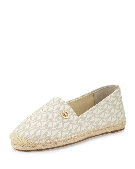 michael michael kors kendrick pebbled leather espadrille|Michael Kors women's espadrilles.